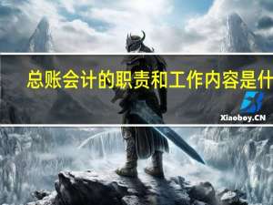 总账会计的职责和工作内容是什么