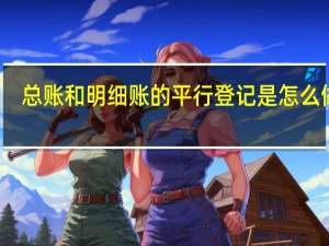 总账和明细账的平行登记是怎么做的