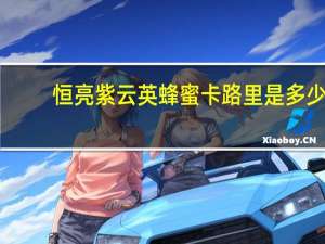 恒亮 紫云英蜂蜜卡路里是多少