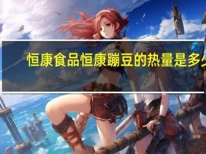 恒康食品 恒康蹦豆的热量是多少