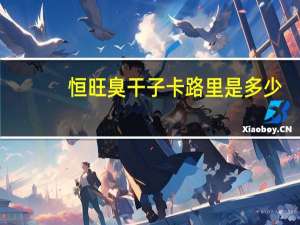 恒旺 臭干子卡路里是多少