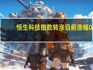 恒生科技指数转涨目前涨幅0.2%恒指跌幅收窄至0.3%