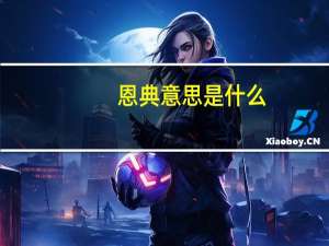 恩典意思是什么