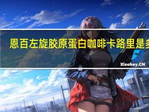 恩百 左旋胶原蛋白咖啡卡路里是多少