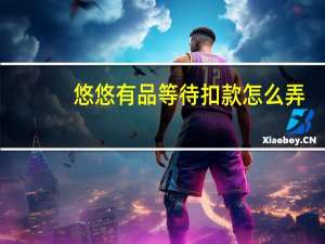 悠悠有品等待扣款怎么弄（悠悠有品）