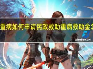 患重病如何申请民政救助 重病救助金怎么申请