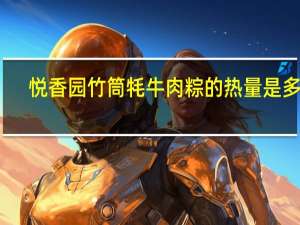 悦香园 竹筒牦牛肉粽的热量是多少
