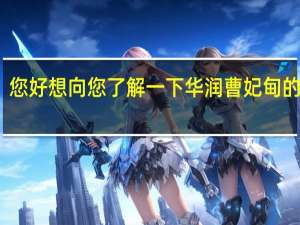 您好 想向您了解一下华润曹妃甸的情况