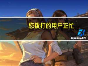 您拨打的用户正忙，这句话什么意思