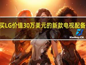 您现在可以申请购买LG价值30万美元的新款电视配备B&O最贵的扬声器