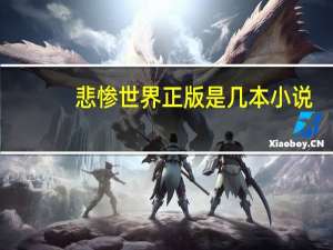 悲惨世界正版是几本小说