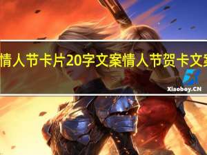情人节卡片20字文案 情人节贺卡文案简短