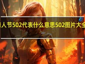 情人节502代表什么意思 502图片大全情人节
