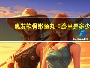 惠发 软骨嫩鱼丸卡路里是多少