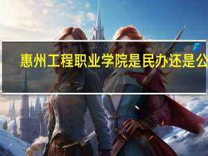 惠州工程职业学院是民办还是公办