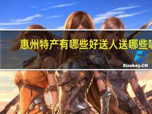 惠州特产有哪些好送人送哪些呢