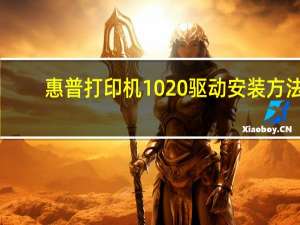 惠普打印机1020驱动安装方法（惠普打印机1020驱动）