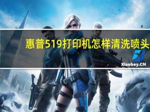 惠普519打印机怎样清洗喷头（打印机怎样清洗喷头）