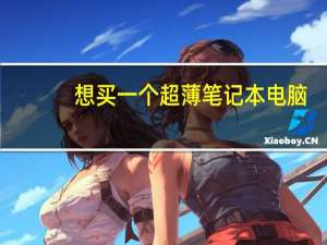 想买一个超薄笔记本电脑，有什么好的推荐吗