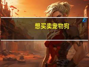 想买卖宠物狗