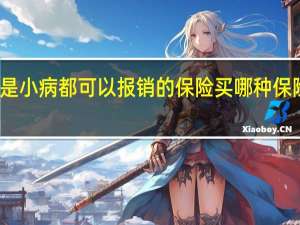 想买那种不管是大病还是小病都可以报销的保险买哪种保险合适 疾病保险买什么保险好