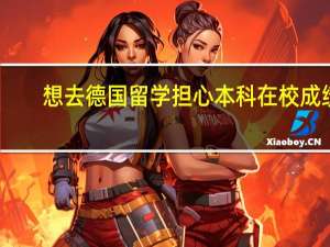 想去德国留学 担心本科在校成绩
