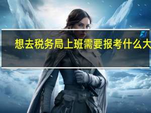 想去税务局上班需要报考什么大学