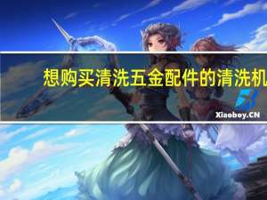 想购买清洗五金配件的清洗机，用什么类型的清洗比较好