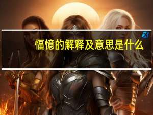 愊憶的解释及意思是什么