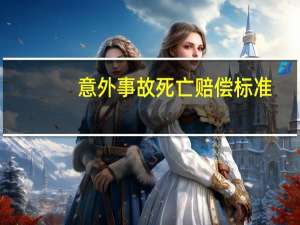 意外事故死亡赔偿标准