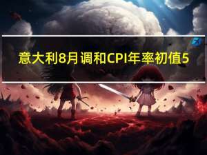 意大利8月调和CPI年率初值 5.5%预期5.60%前值6.30%