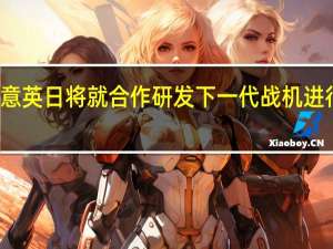 意英日将就合作研发下一代战机进行谈判