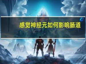 感觉神经元如何影响肠道
