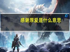 感谢厚爱是什么意思