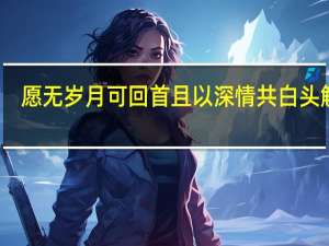 愿无岁月可回首且以深情共白头解释（愿无岁月可回首且以深情共白头）