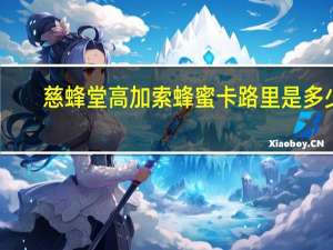 慈蜂堂 高加索蜂蜜卡路里是多少