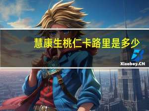 慧康 生桃仁卡路里是多少