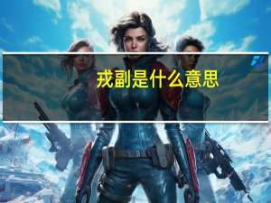 戎副是什么意思