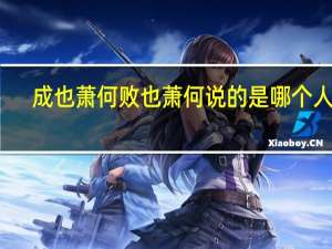 成也萧何败也萧何说的是哪个人物