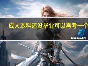 成人本科还没毕业可以再考一个吗