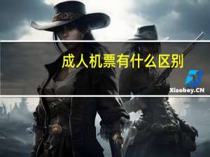 成人机票有什么区别