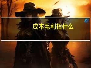 成本毛利指什么