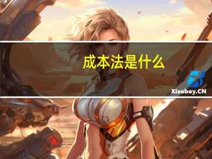 成本法是什么
