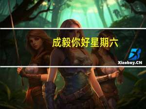 成毅你好星期六（诚毅）