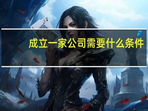 成立一家公司需要什么条件