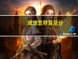 成绩怎样算总分