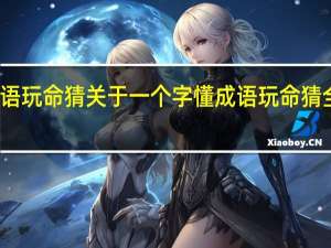 成语玩命猜关于一个字懂 成语玩命猜全部答案