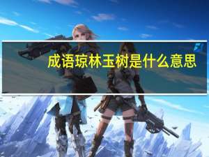 成语琼林玉树是什么意思