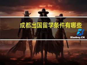 成都出国留学条件有哪些