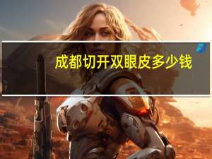 成都切开双眼皮多少钱，在成都做一个双眼皮大概需要多少钱
